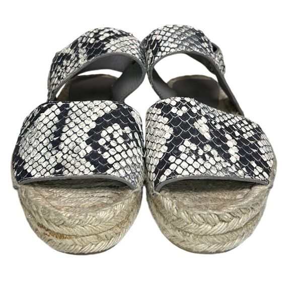 Vince - “Emilia” Espadrille Strappy Sandals in Python - Size 7, Black, Tan, Grey - Picture 10 of 15